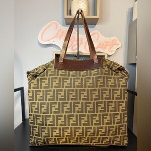 FENDI Zucca Vintage Zip Tote